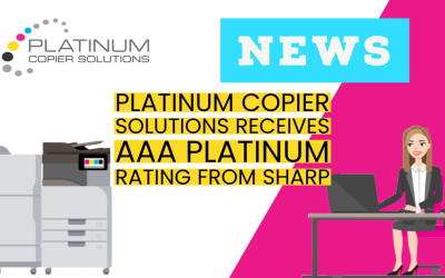 Sharp awards Platinum Copier Solutions with “AAA Platinum Level” Rating