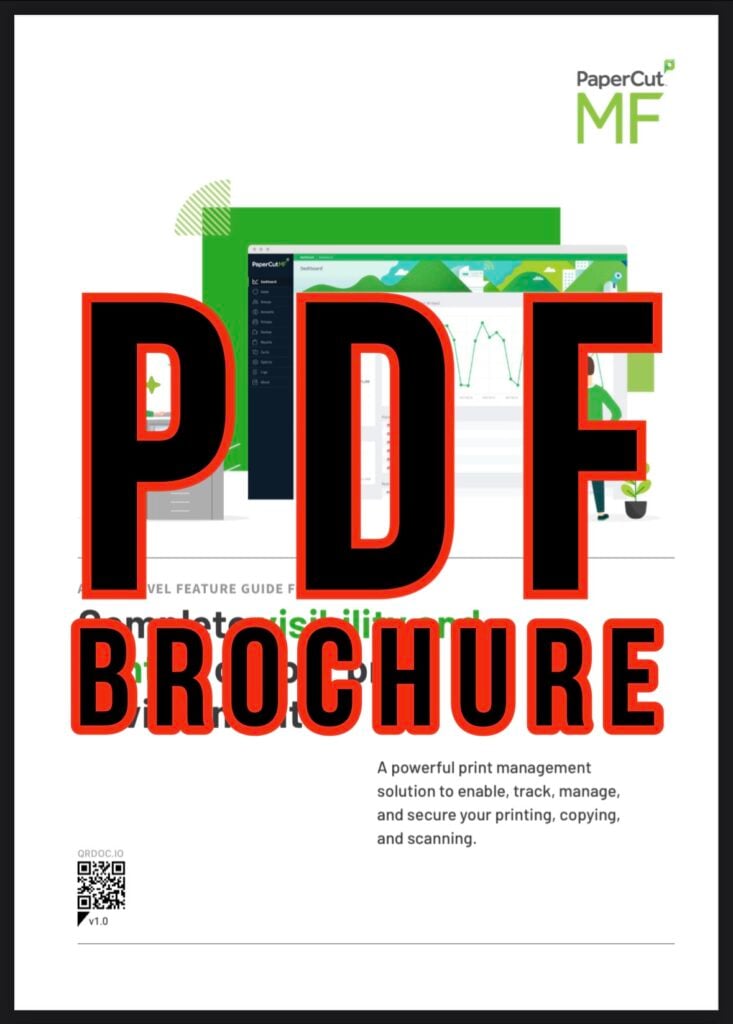 Papercut mf pdf brochure | platinum copier solutions Papercut Mf