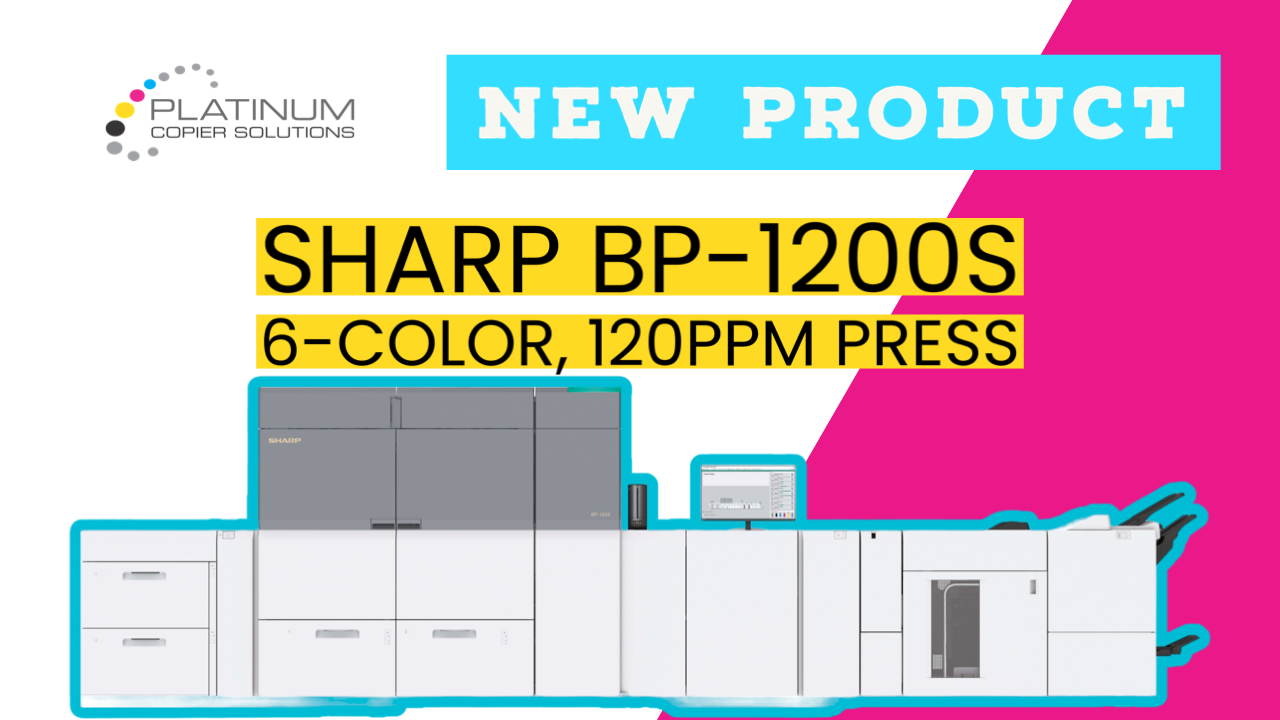 Sharp BP-1200S 6 color digital printing press
