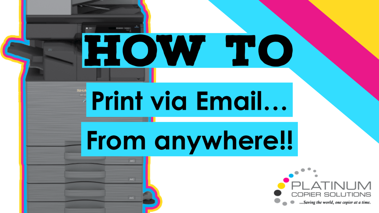 How to print via email | platinum copier solutions How to Print Via Email to Sharp Multifunction