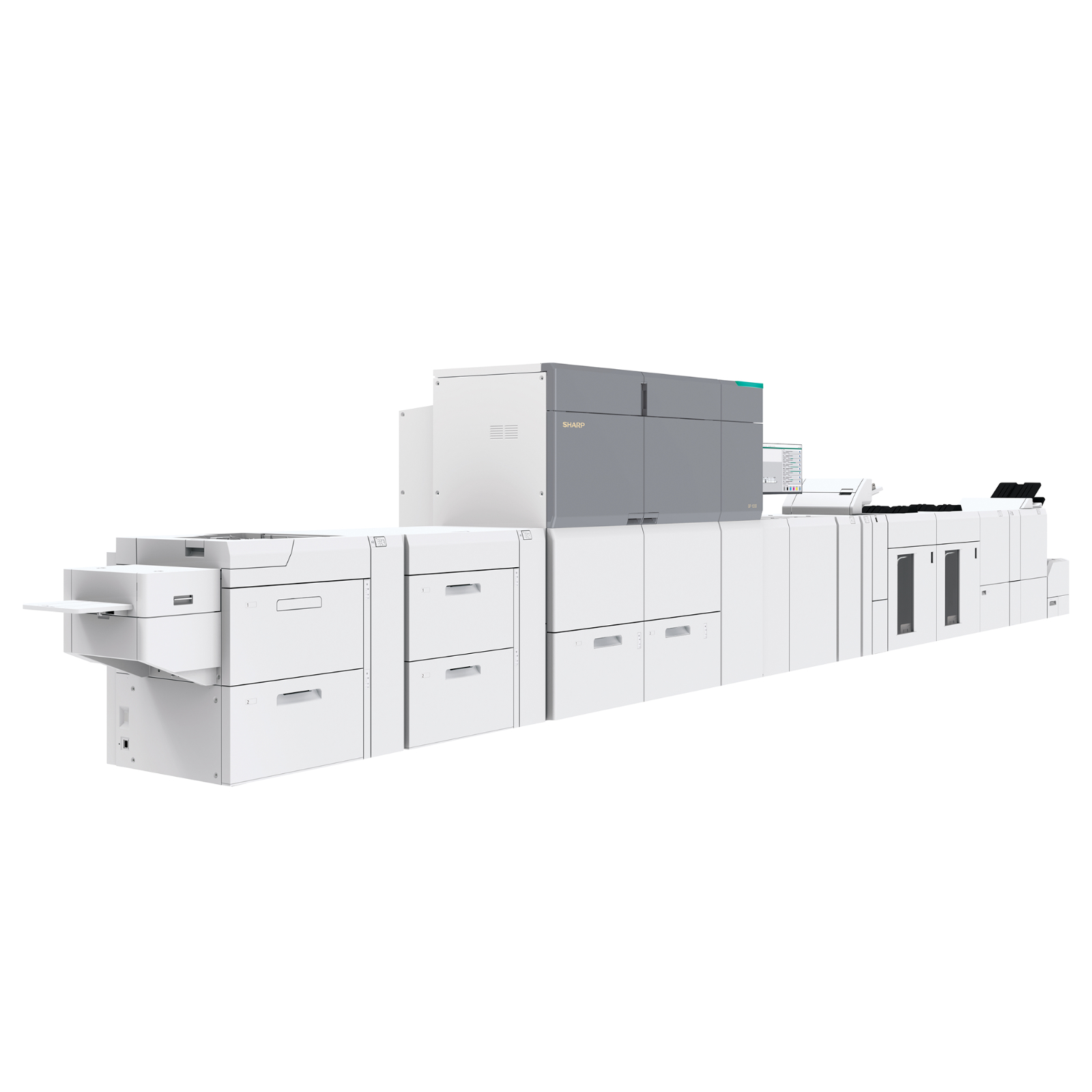 Sharp bp 1200c 4 color production printing system 02 | platinum copier solutions