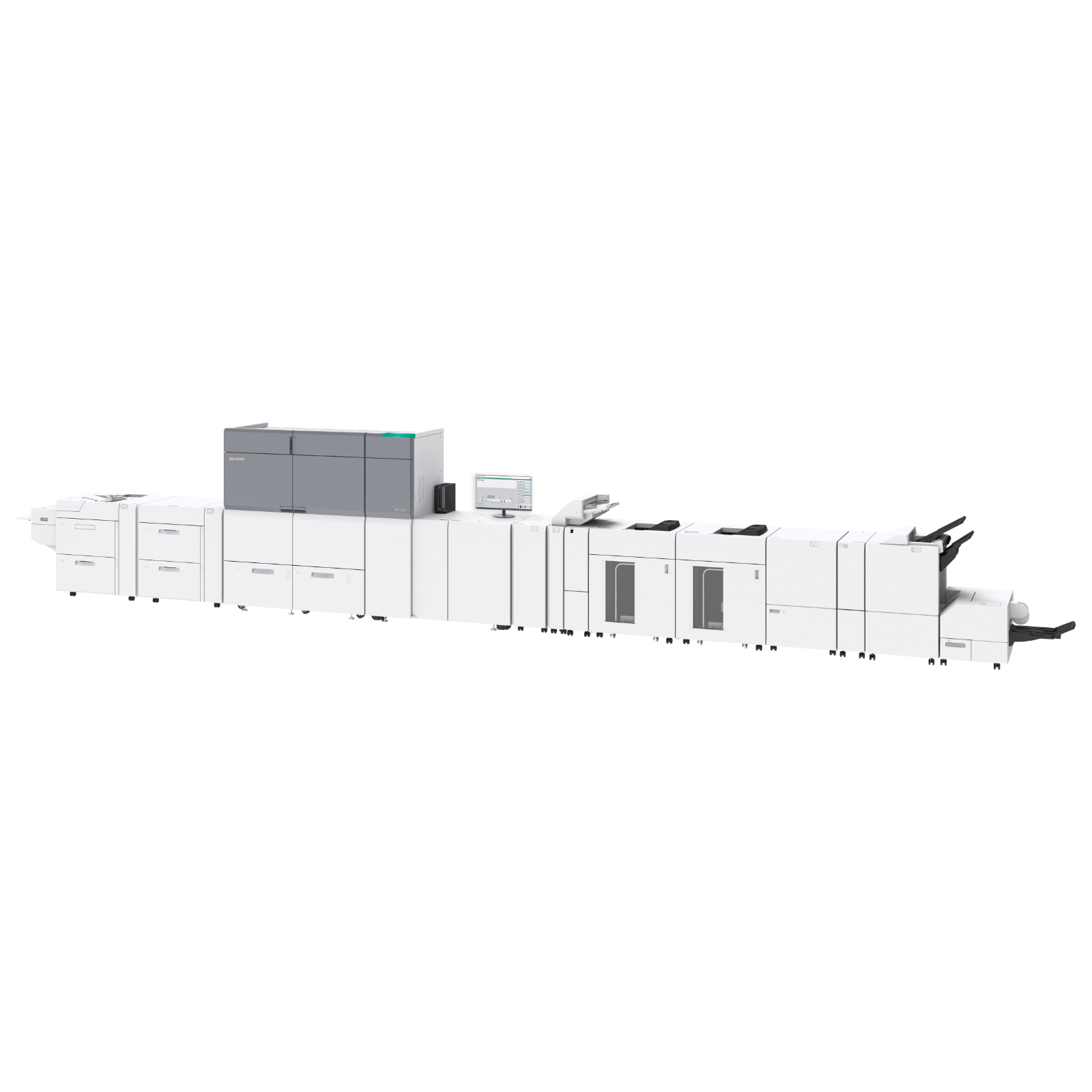 Sharp bp 1200c 4 color production printing system 03 | platinum copier solutions
