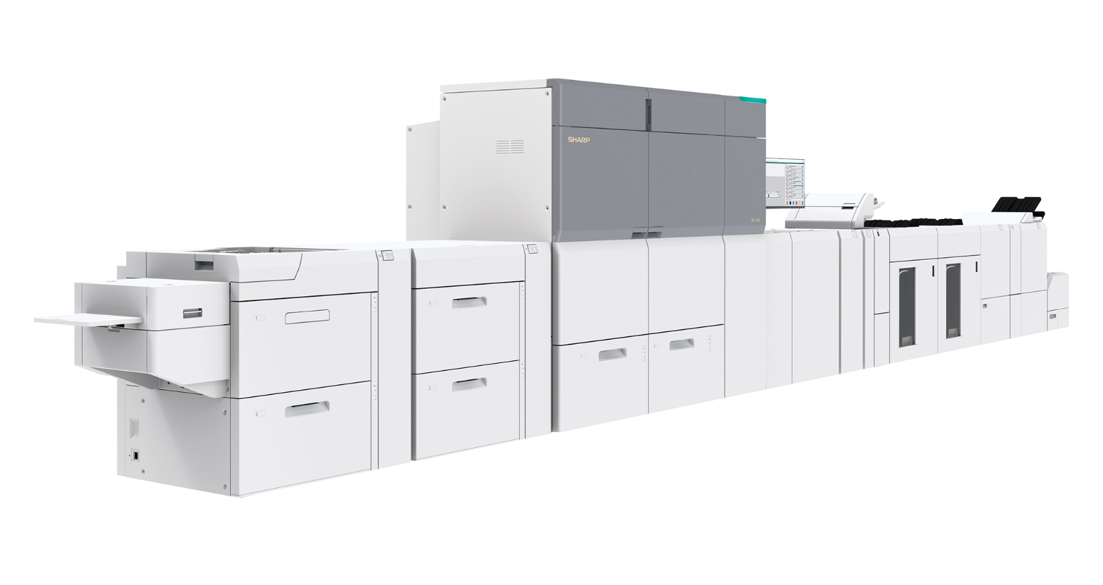 Sharp bp 1200s 6 color production printing system 02 | platinum copier solutions