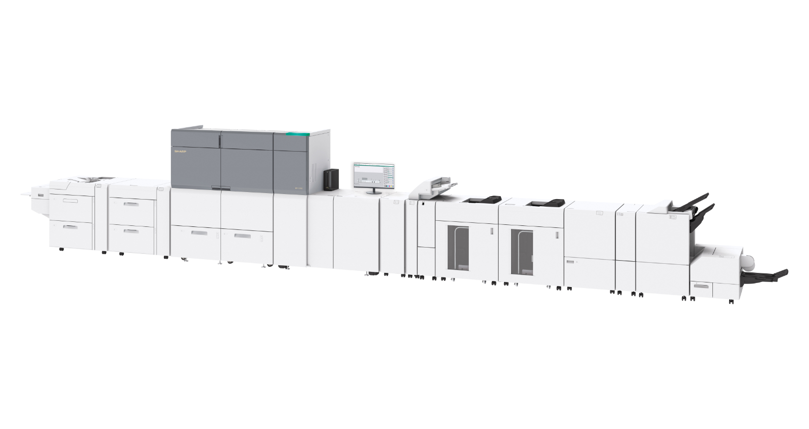 Sharp bp 1200s 6 color production printing system 03 | platinum copier solutions