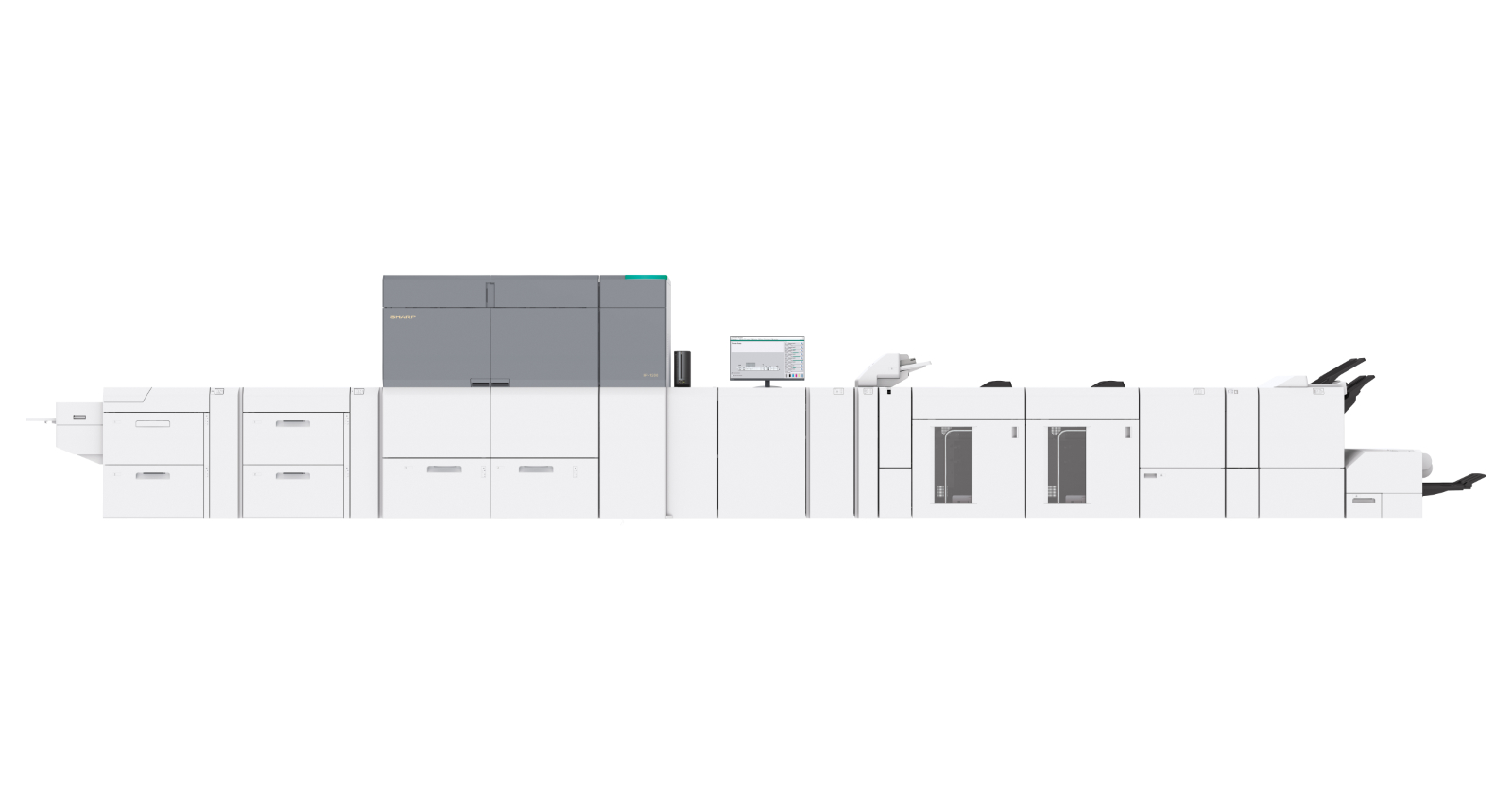 Sharp bp 1200s 6 color production printing system 04 | platinum copier solutions