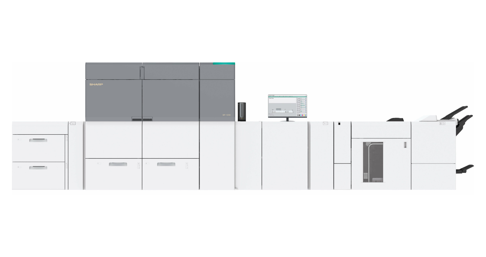 Sharp bp 1200s 6 color production printing system 05 | platinum copier solutions