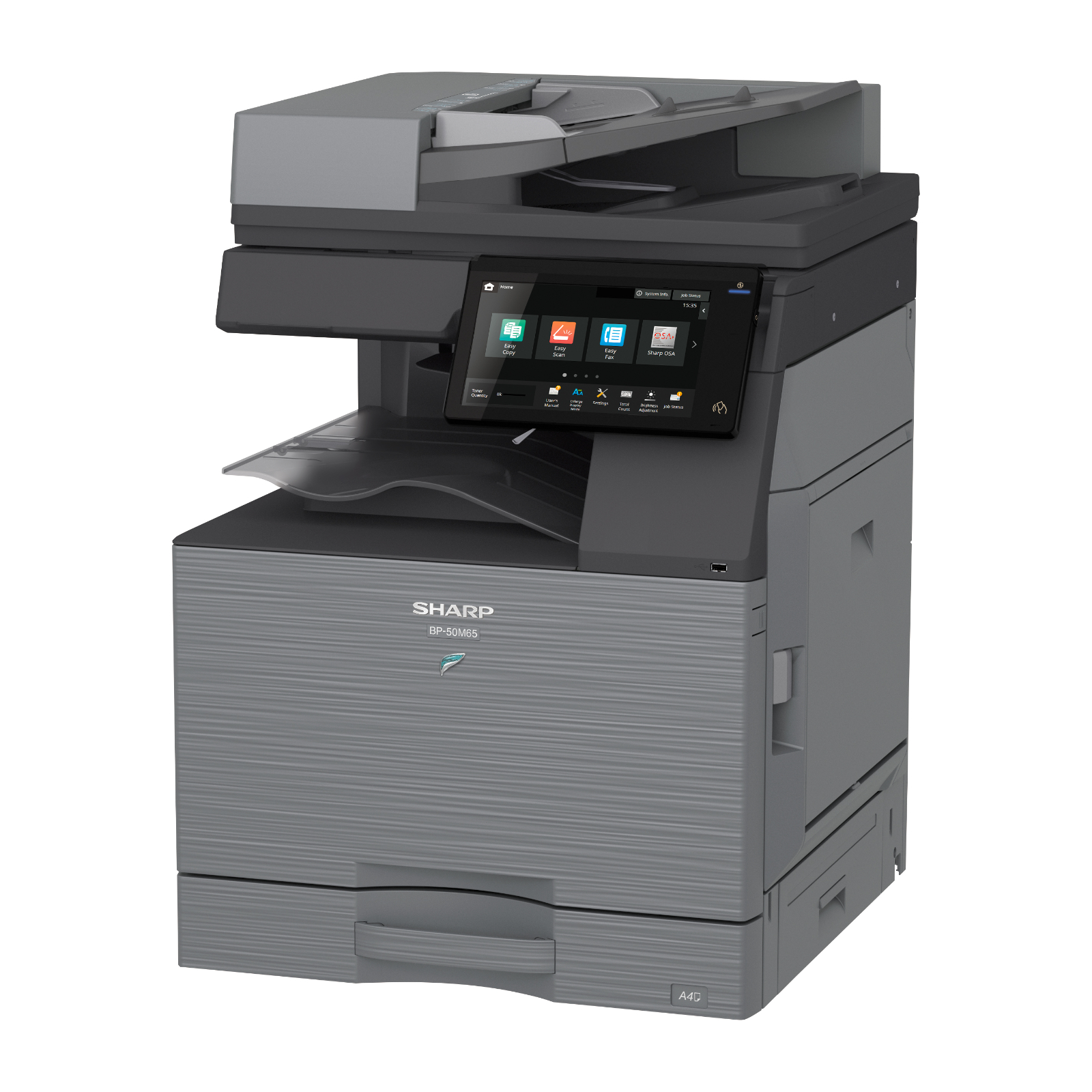 Sharp BP-51M36 Monochrome Networked Multifunction Printer | Platinum ...