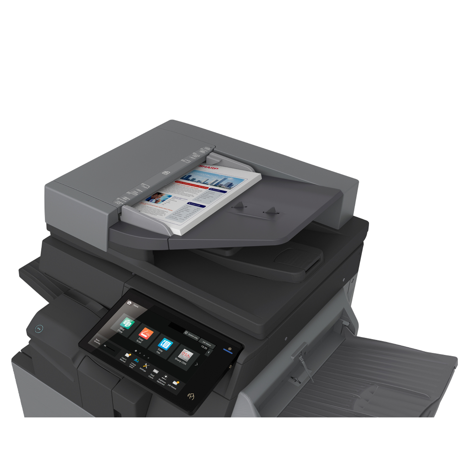 Sharp BP-51M36 Monochrome Networked Multifunction Printer | Platinum ...
