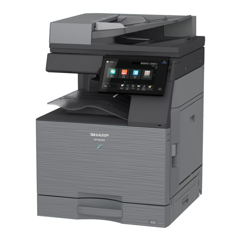 Sharp BP-51M45 Monochrome Networked Multifunction Printer | Platinum ...