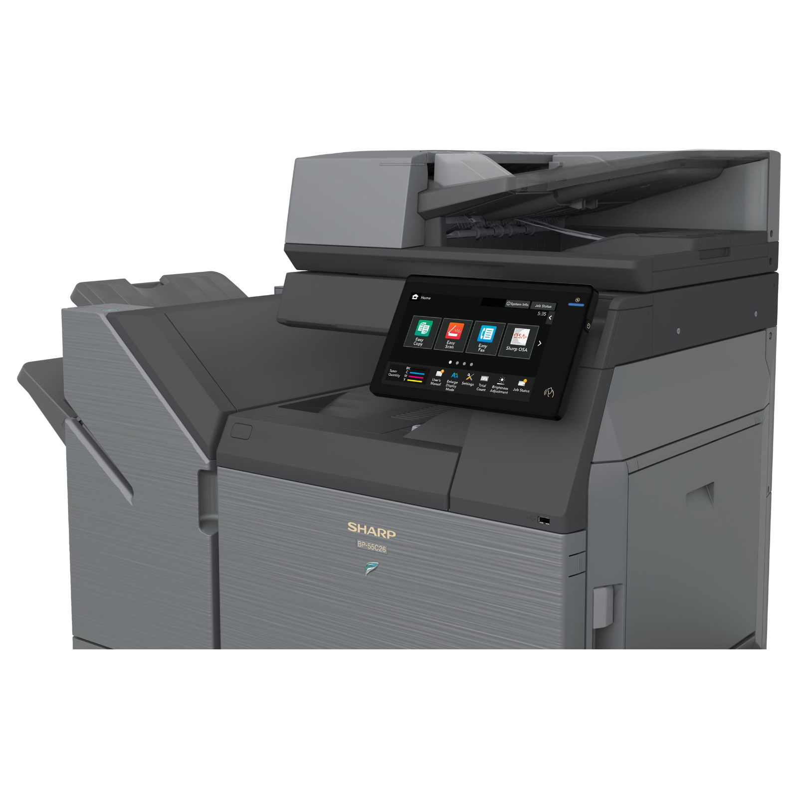 Sharp bp 70c45 color networked multifunction printer 01 | platinum copier solutions