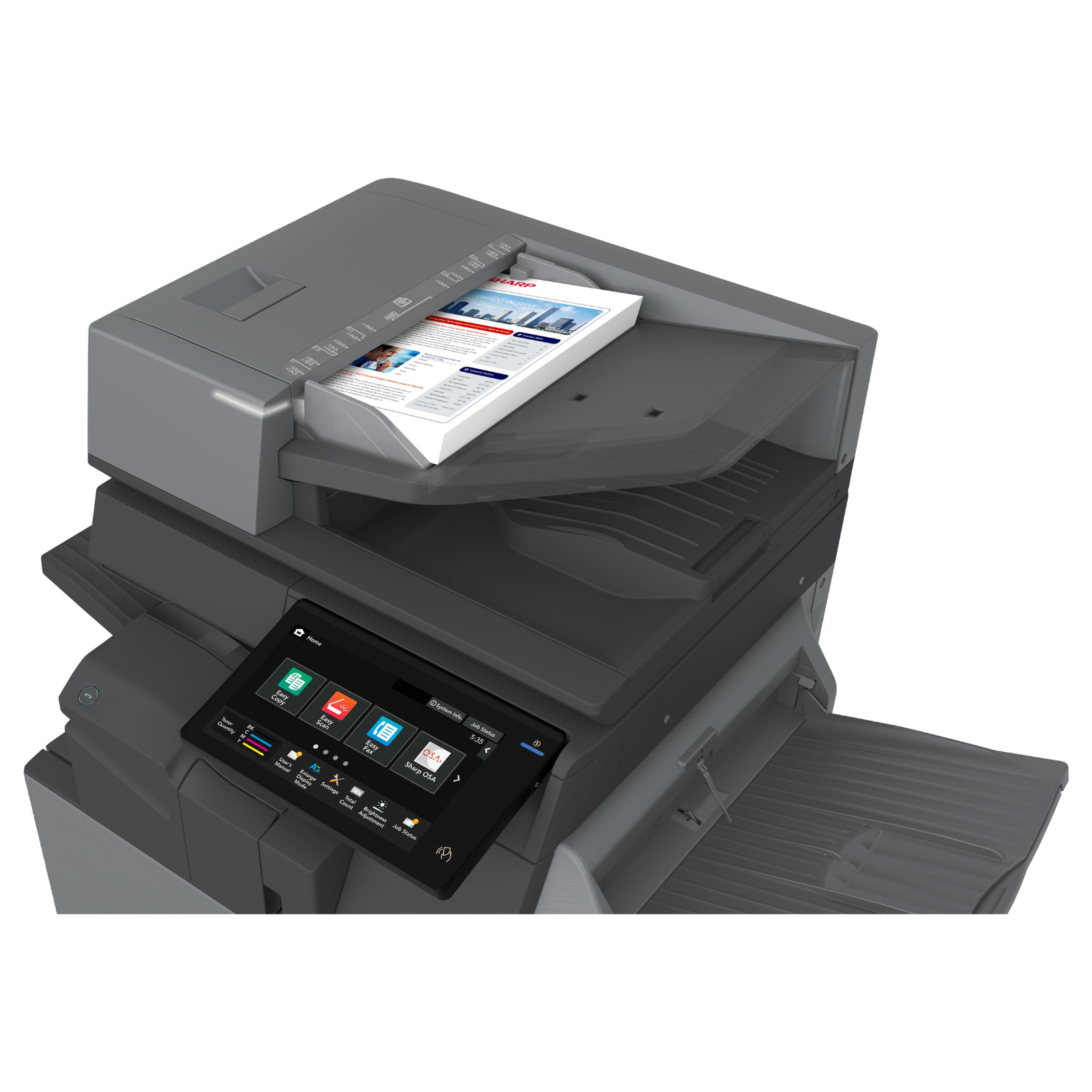 Sharp bp 70c45 color networked multifunction printer 03 | platinum copier solutions