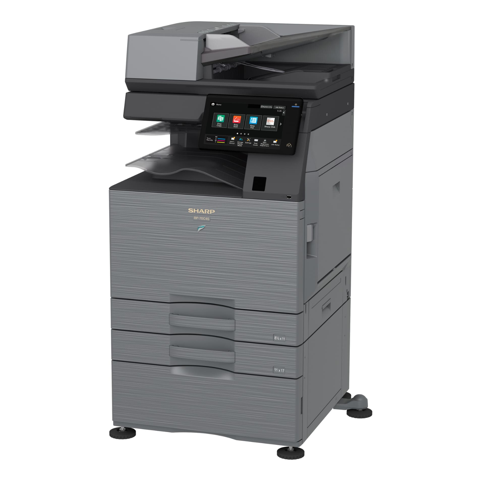 Sharp bp 70c45 color networked multifunction printer 06 | platinum copier solutions