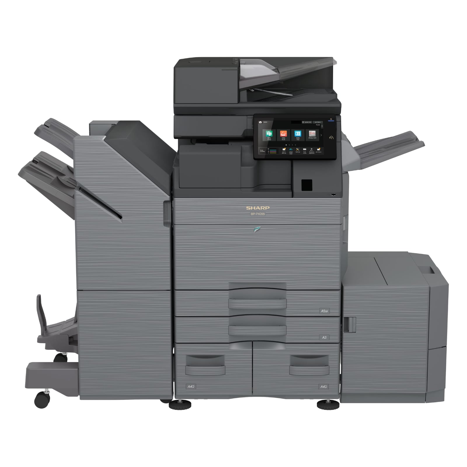 Sharp bp 70m31 monochrome networked multifunction printer 46 55 ppm 01 | platinum copier solutions