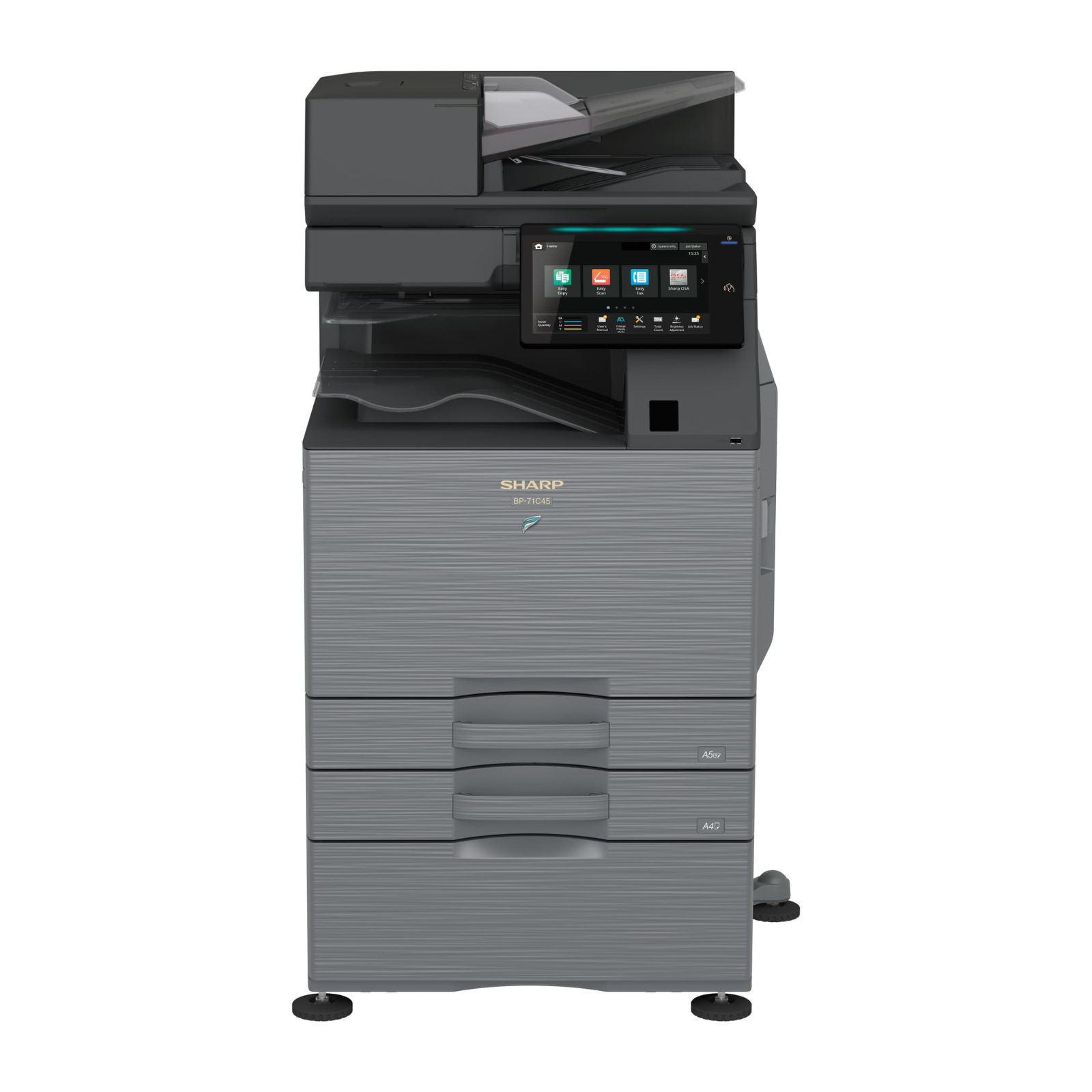 Sharp bp 70m31 monochrome networked multifunction printer 46 55 ppm 05 | platinum copier solutions