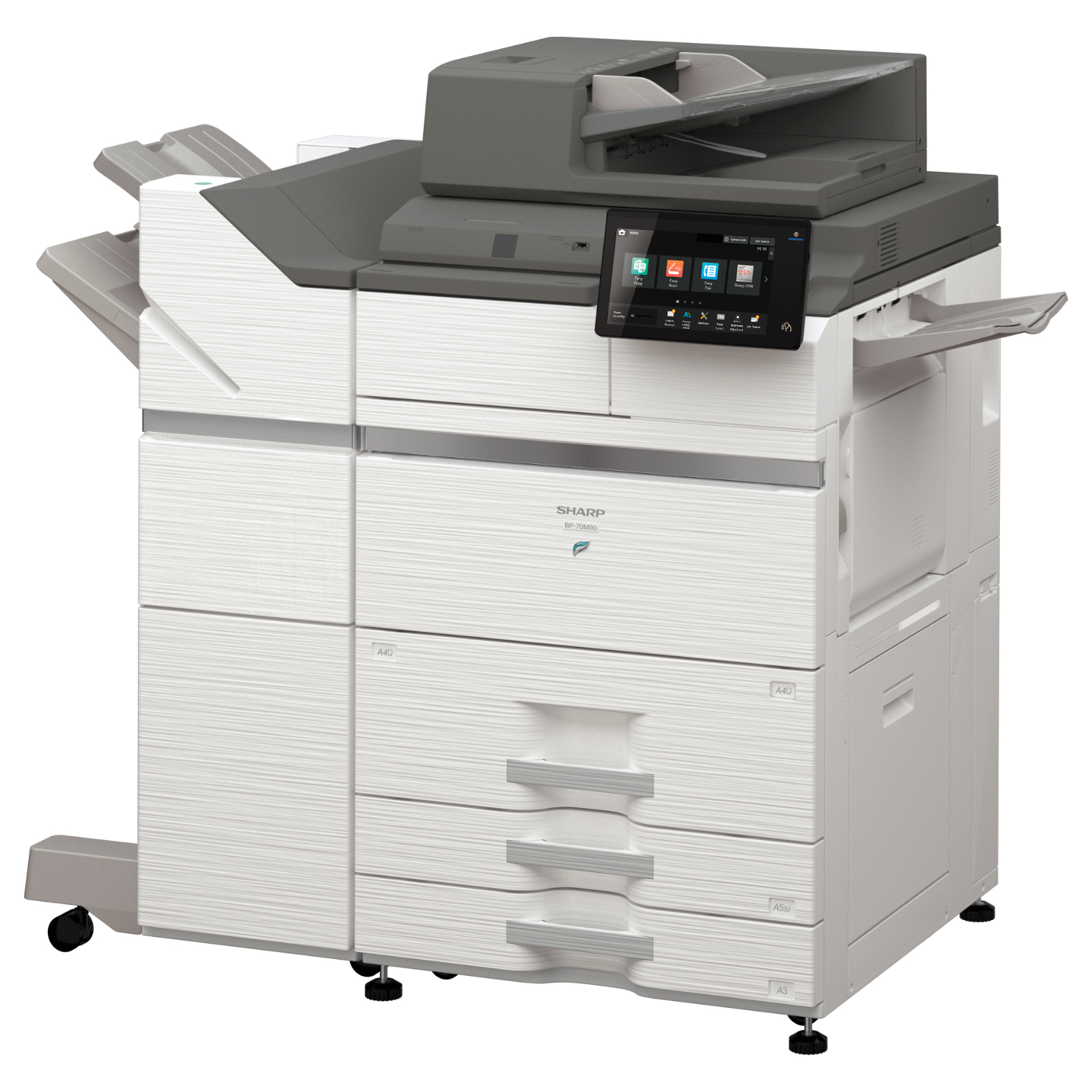 Sharp bp 70m75 monochrome networked multifunction printer 01 | platinum copier solutions