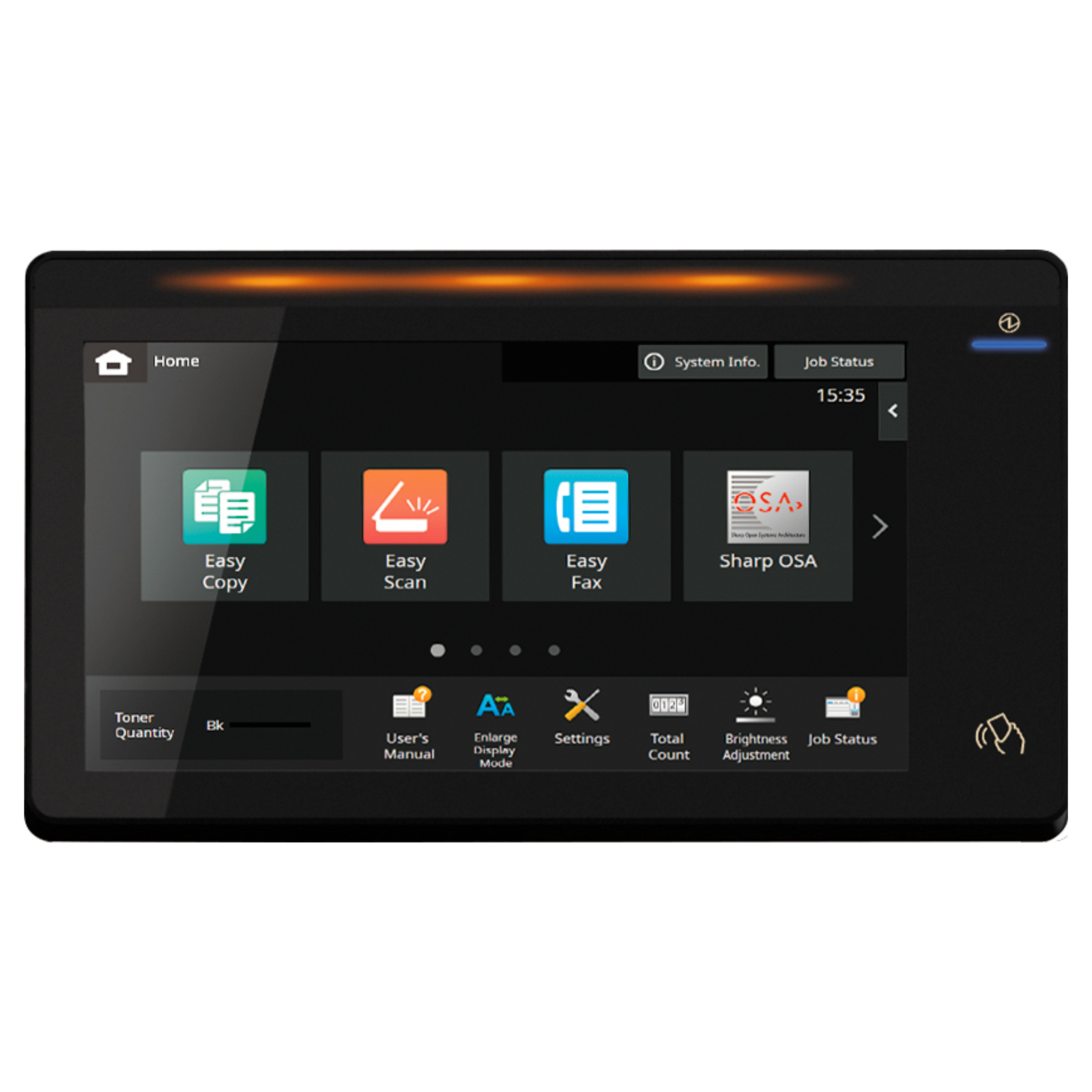 Sharp bp 70m75 monochrome networked multifunction printer 03 | platinum copier solutions