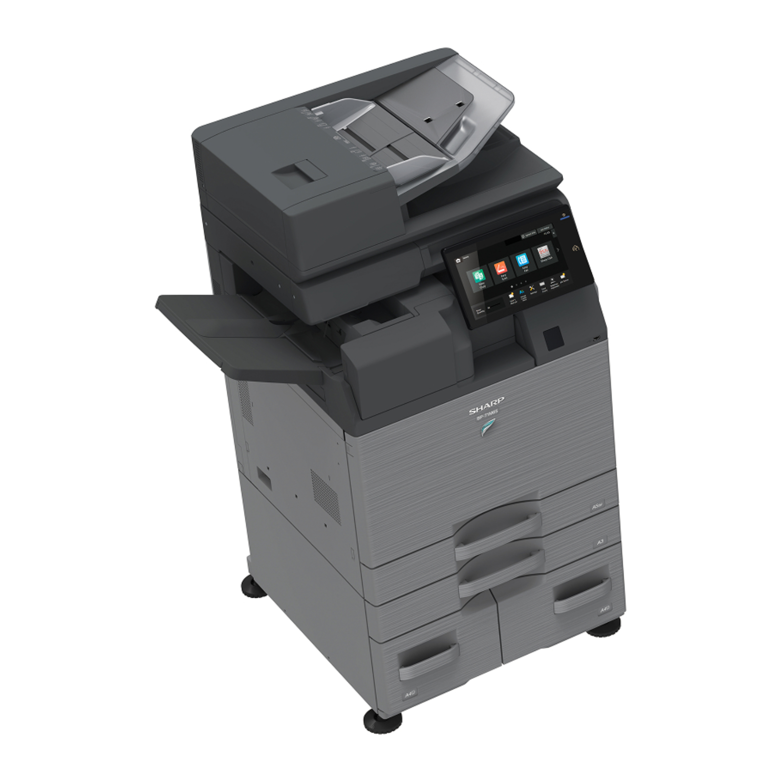 Sharp BP-71M36 Monochrome Networked Multifunction Printer | Platinum ...