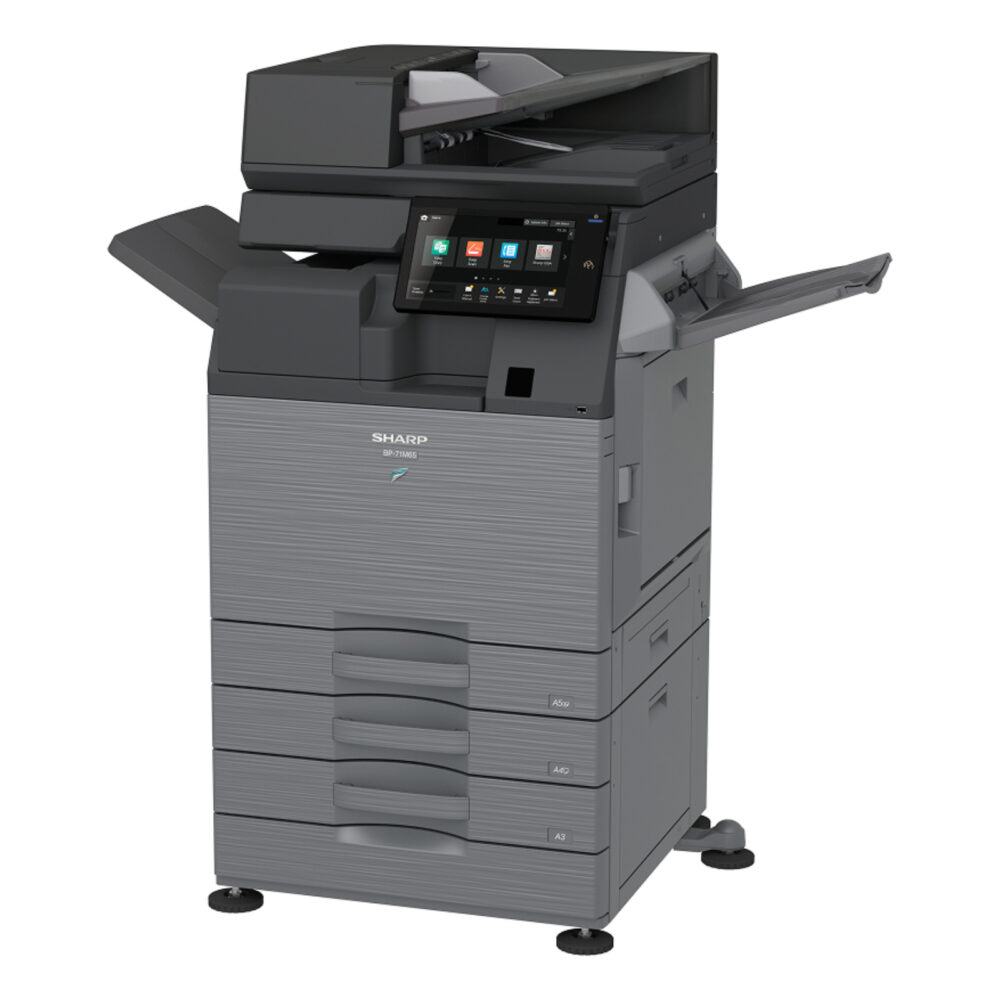 Sharp BP-71M45 Monochrome Networked Multifunction Printer | Platinum ...