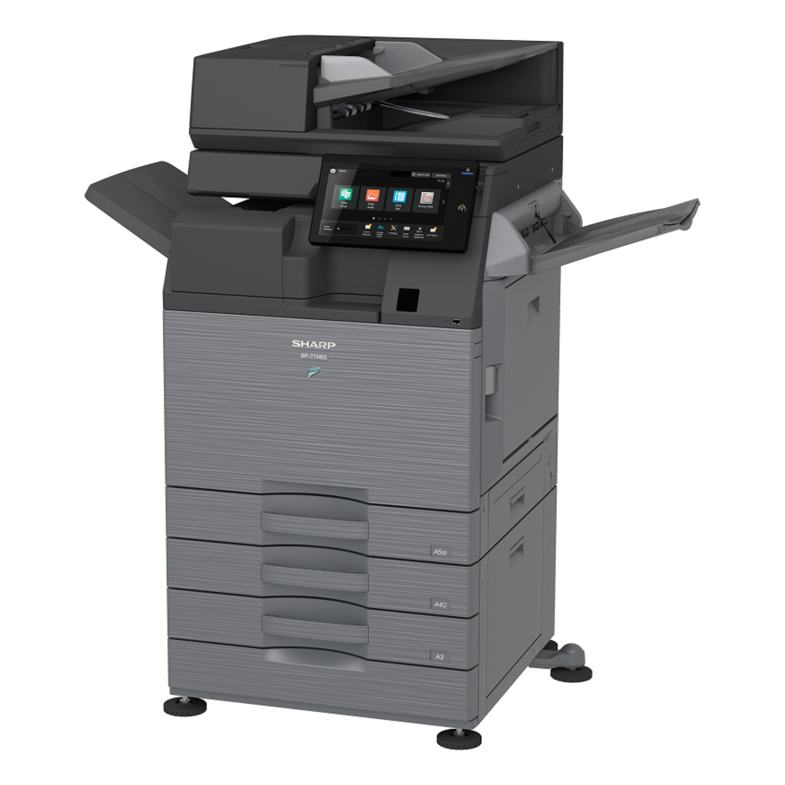 Sharp BP-71M45 Monochrome Networked Multifunction Printer | Platinum ...