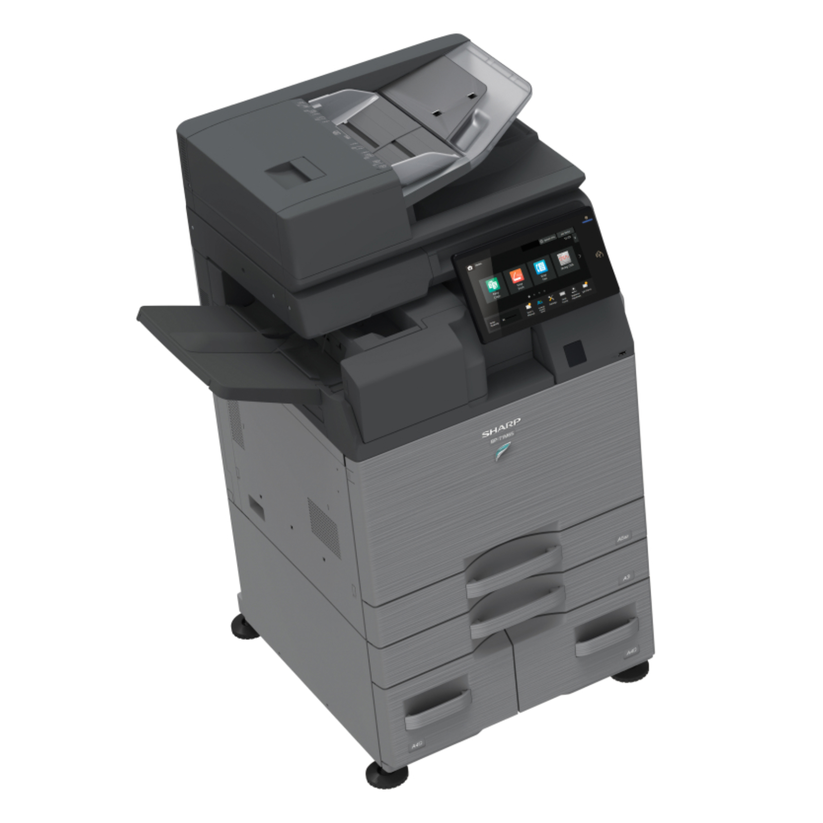 Sharp bp 71m55 monochrome networked multifunction printer 02 | platinum copier solutions