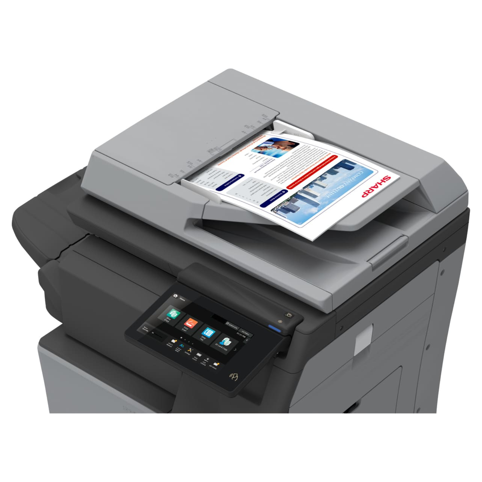 Sharp bp b550wd monochrome printer 05 | platinum copier solutions