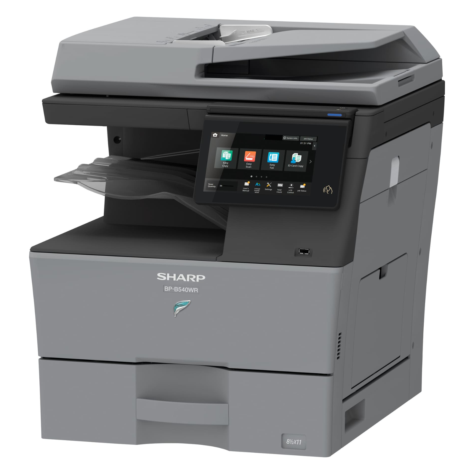 Sharp bp b550wd monochrome printer 06 | platinum copier solutions