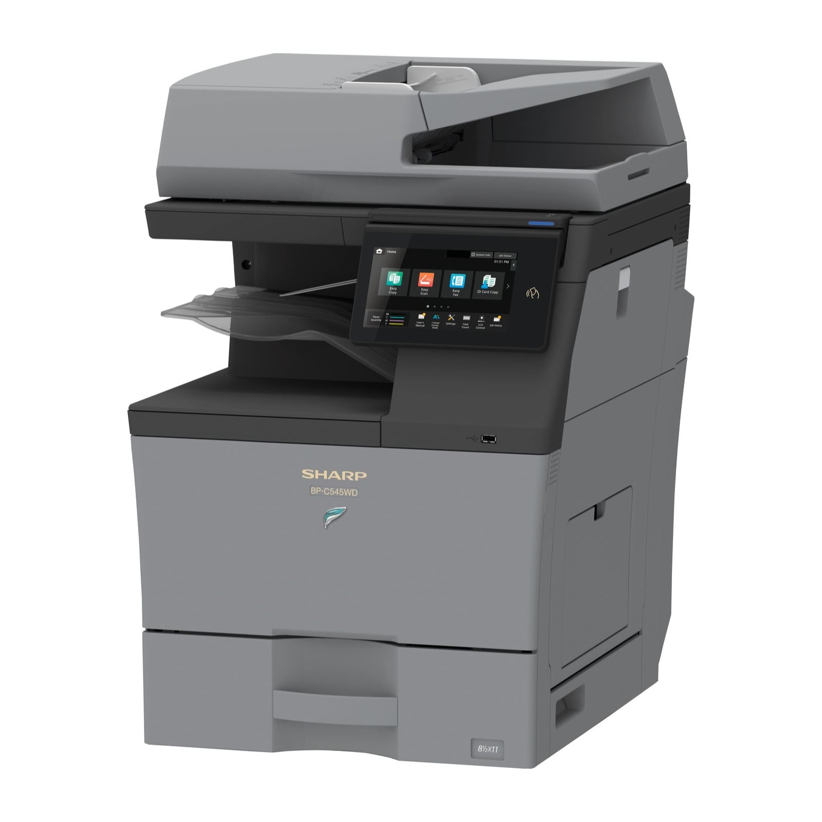 Sharp bp c535wd color networked multifunction 01 | platinum copier solutions