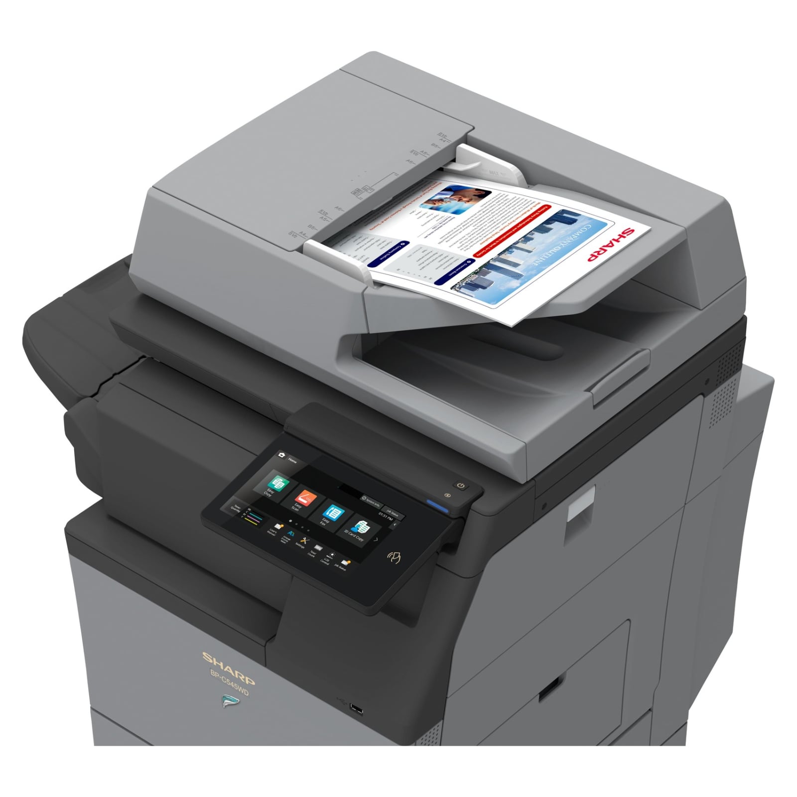 Sharp bp c535wd color networked multifunction 05 | platinum copier solutions