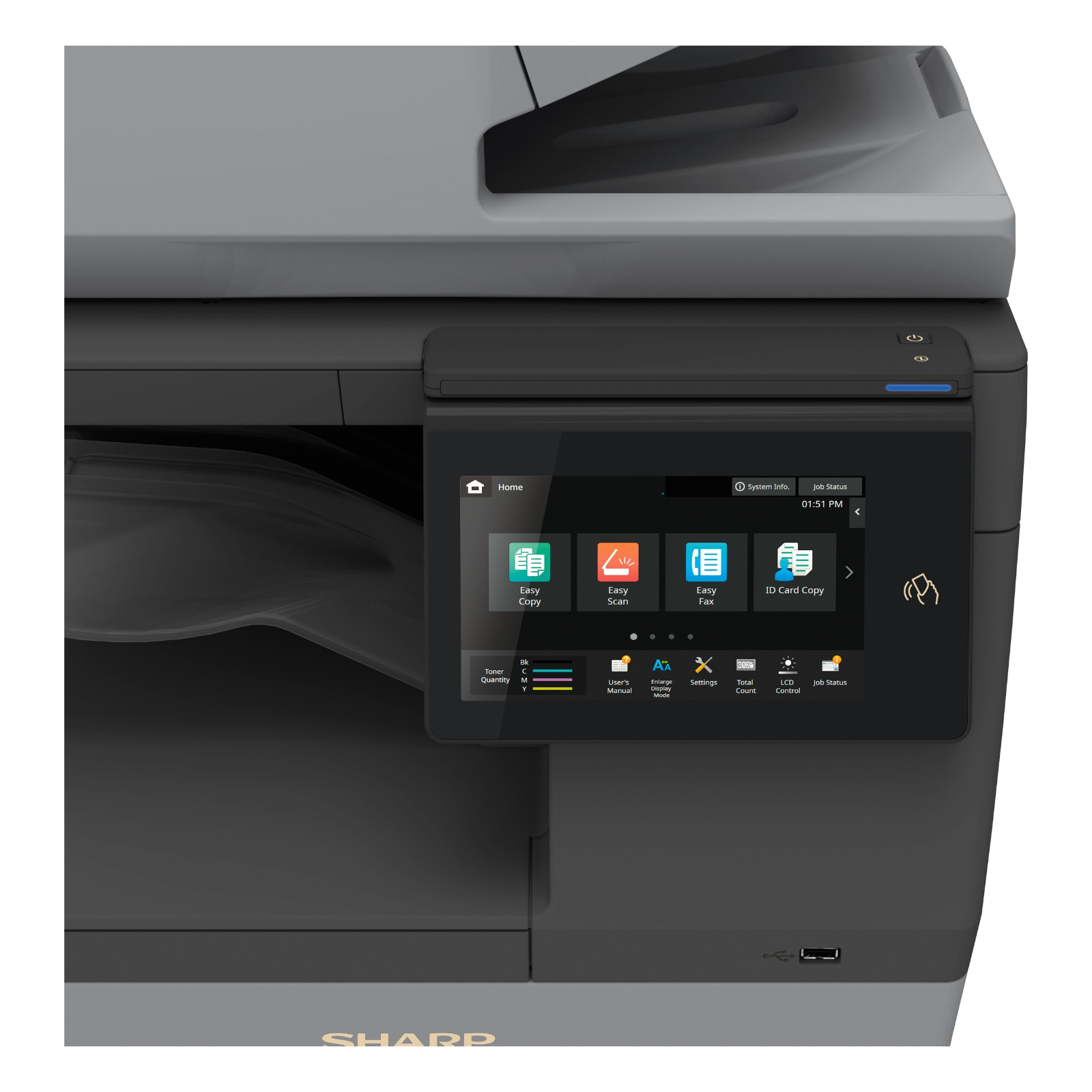 Sharp bp c535wd color networked multifunction 09 | platinum copier solutions