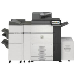 Sharp mx 8081 color networked digital multifunction printer 81+ ppm 04 | platinum copier solutions