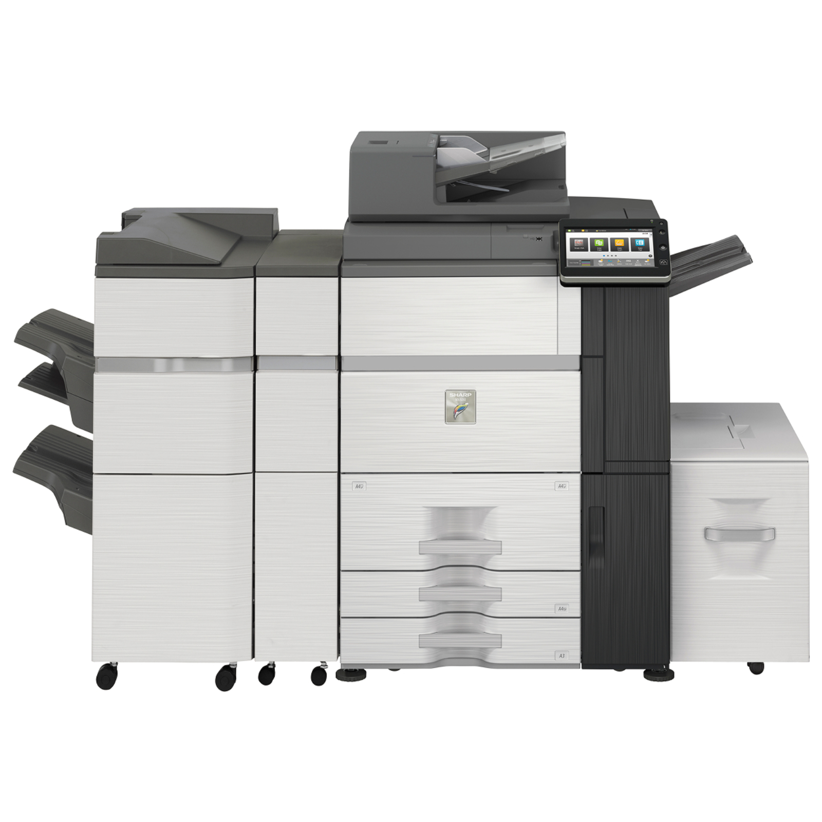 Sharp mx 8081 color networked digital multifunction printer 81+ ppm 04 | platinum copier solutions