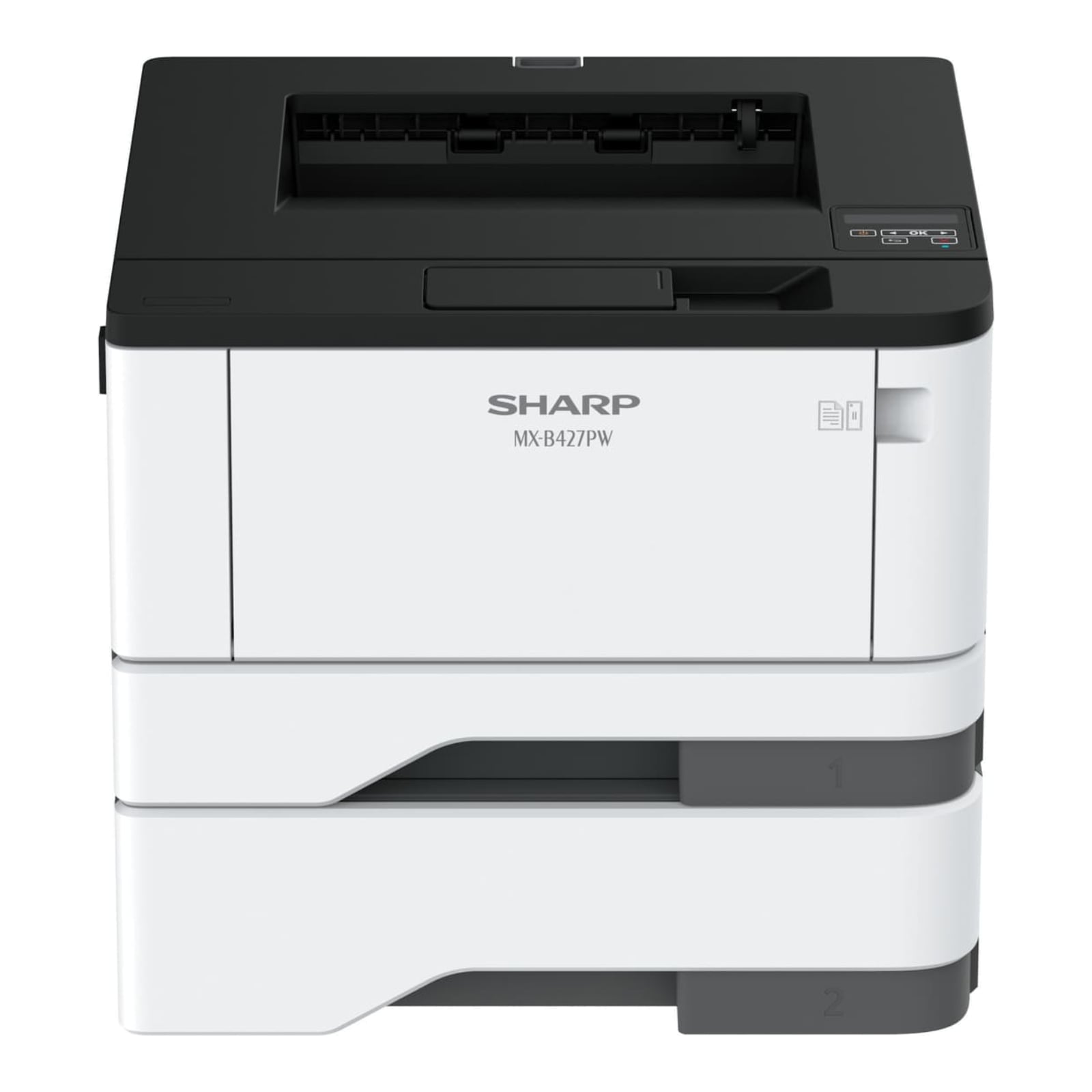 Sharp mx b427pw monochrome wireless printer 03 | platinum copier solutions