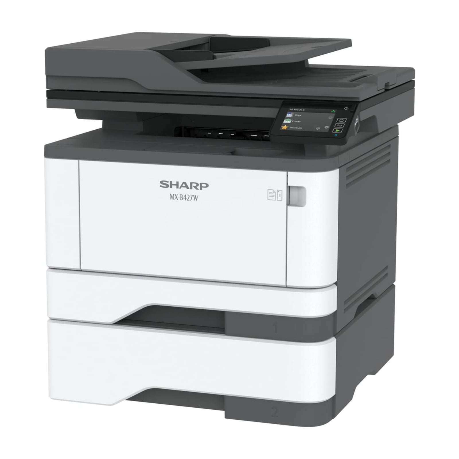 Sharp mx b427w monochrome wireless printer 04 | platinum copier solutions
