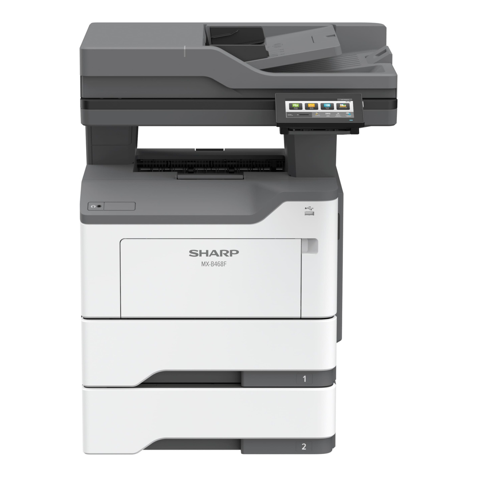 Sharp mx b468f monochrome multifunction printer 02 | platinum copier solutions