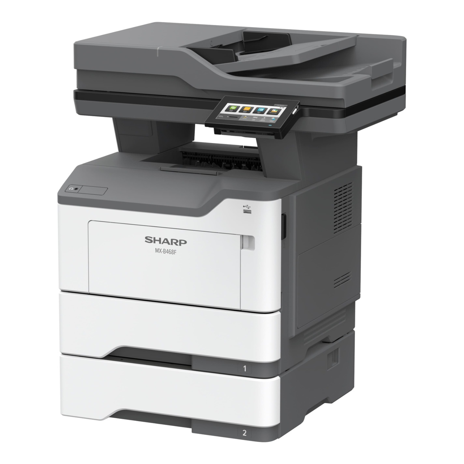 Sharp mx b468f monochrome multifunction printer 03 | platinum copier solutions