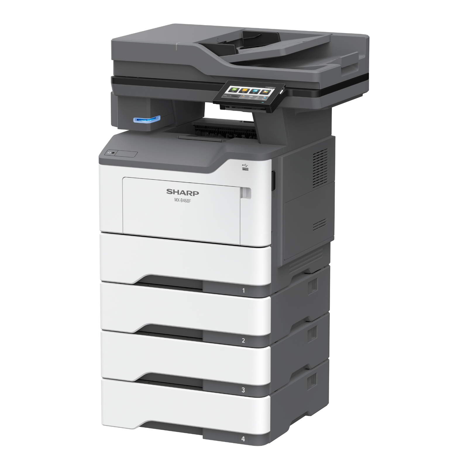 Sharp mx b468f monochrome multifunction printer 05 | platinum copier solutions