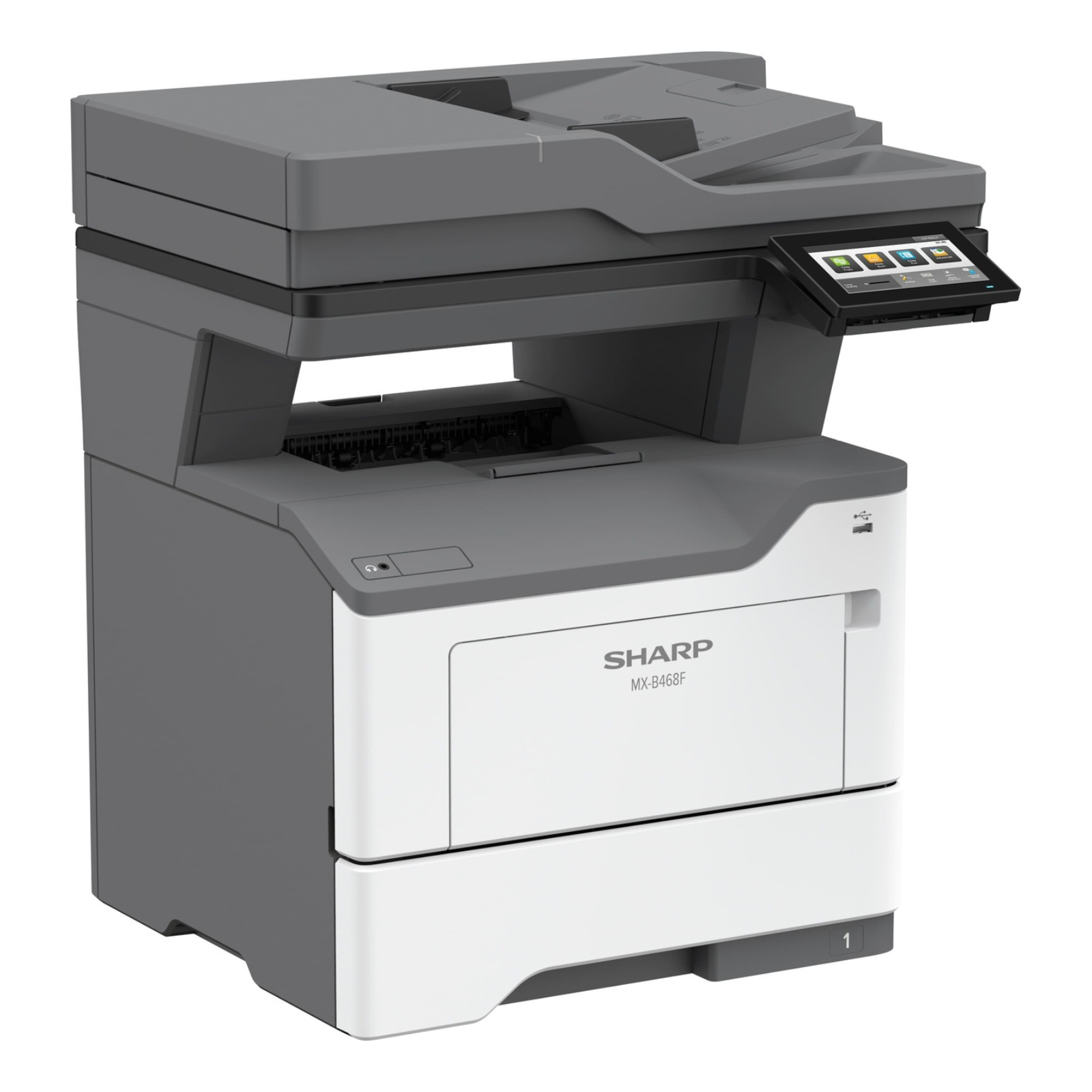Sharp mx b468f monochrome multifunction printer 06 | platinum copier solutions