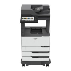 Sharp mx b557f monochrome desktop multifunction printer 01 | platinum copier solutions