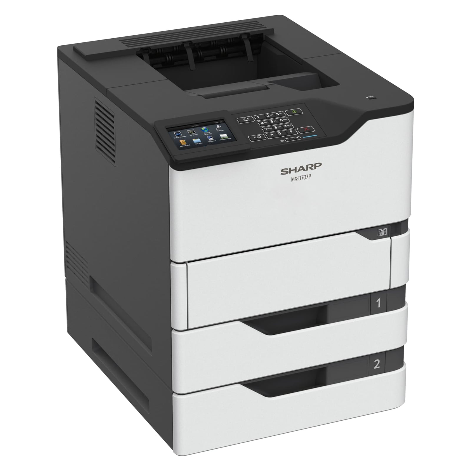Sharp mx b557p desktop monochrome printer 03 | platinum copier solutions