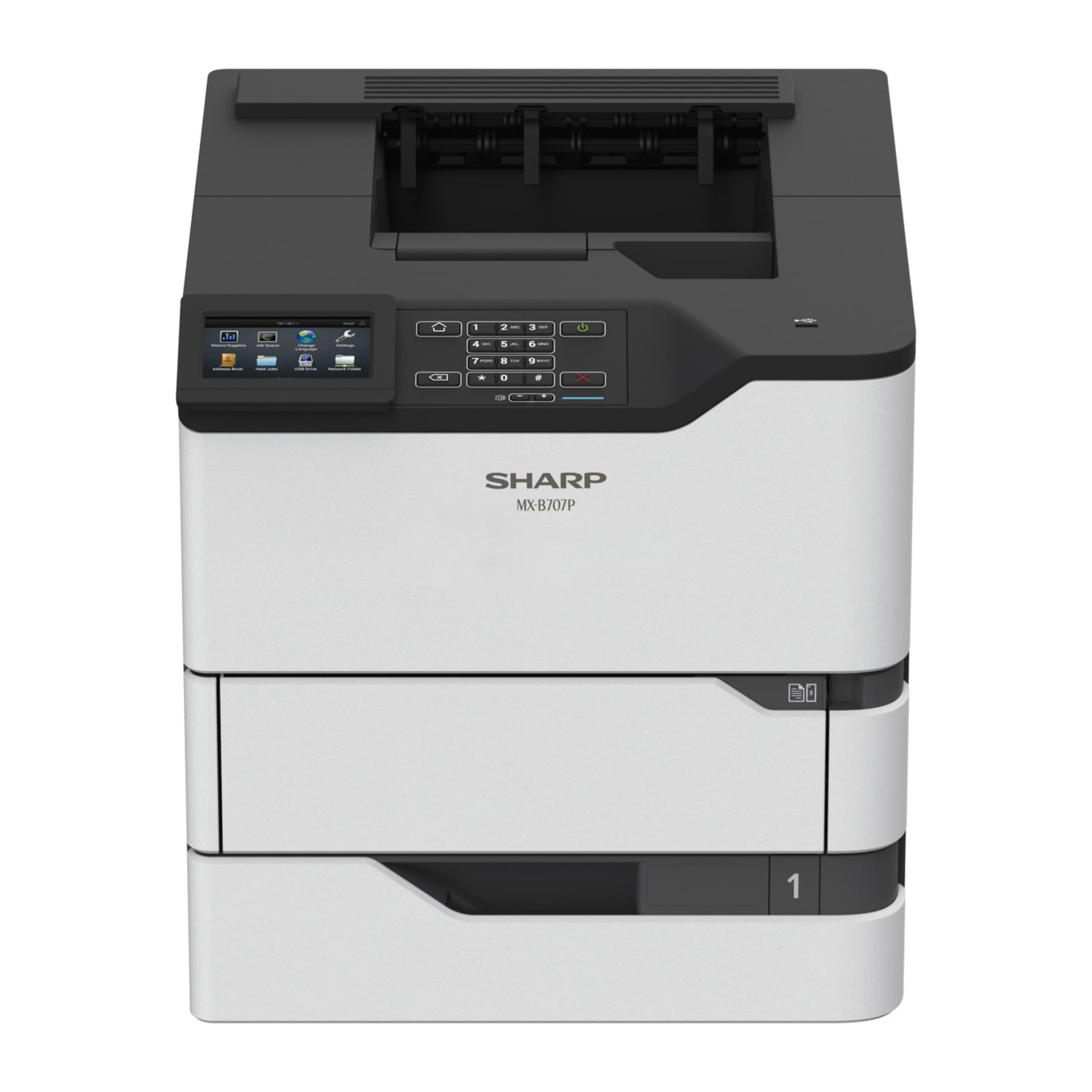 Sharp mx b707p desktop monochrome printer 01 | platinum copier solutions