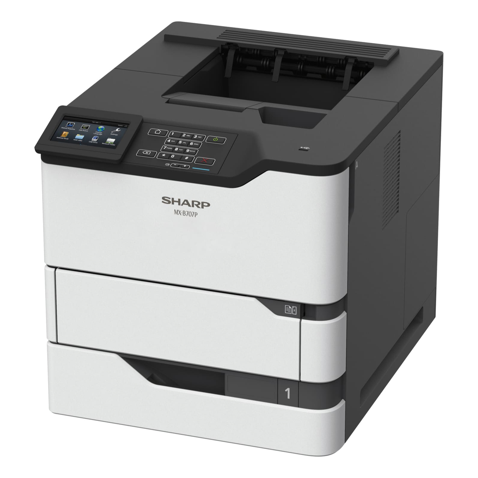 Sharp mx b707p desktop monochrome printer 06 | platinum copier solutions