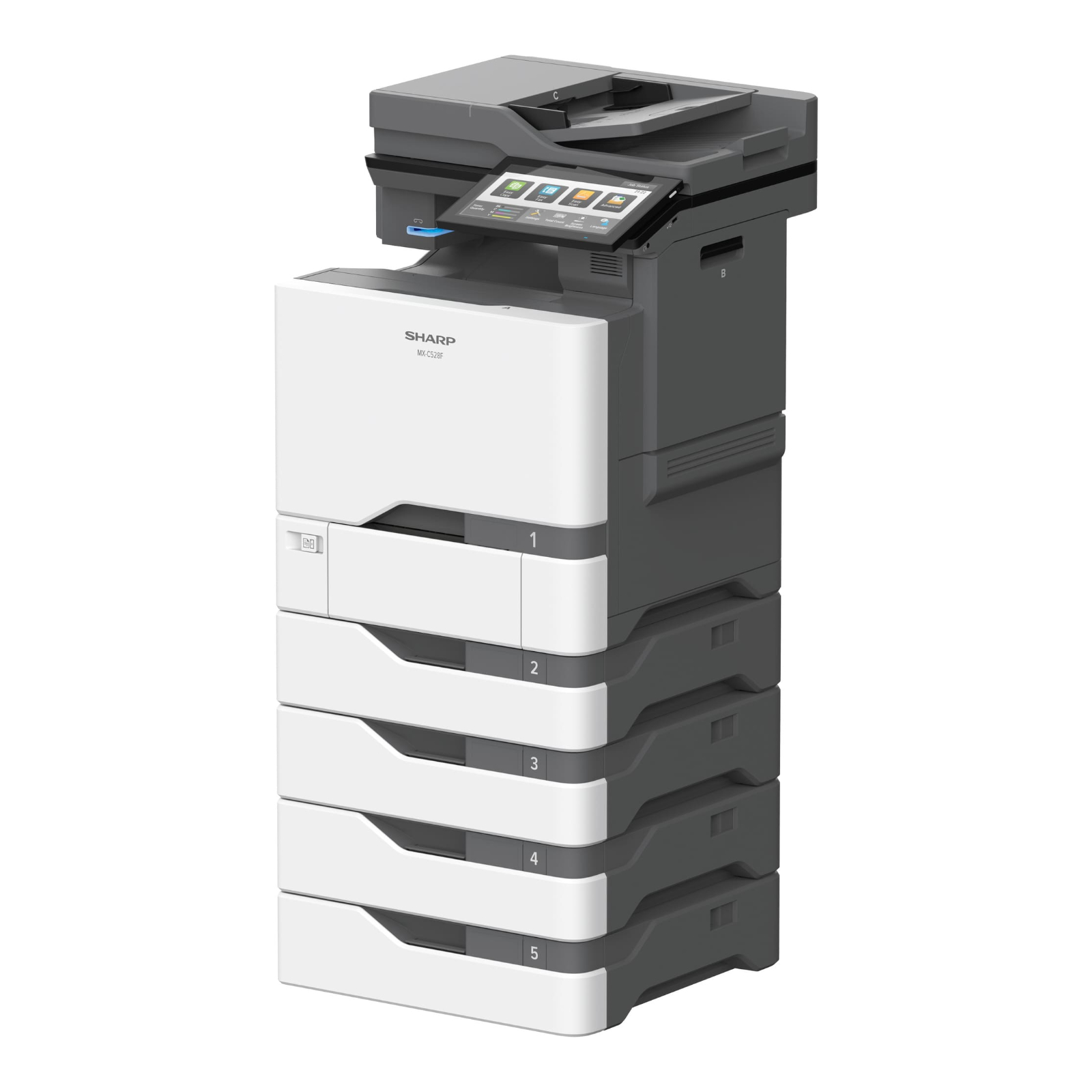 Sharp mx c428f color networked multifunction printer 05 | platinum copier solutions