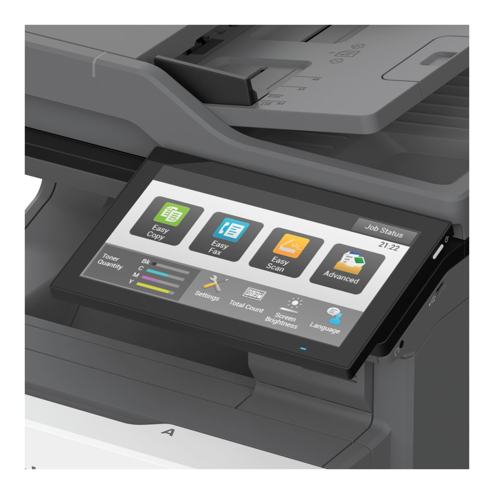 Sharp mx c428f color networked multifunction printer 07 | platinum copier solutions