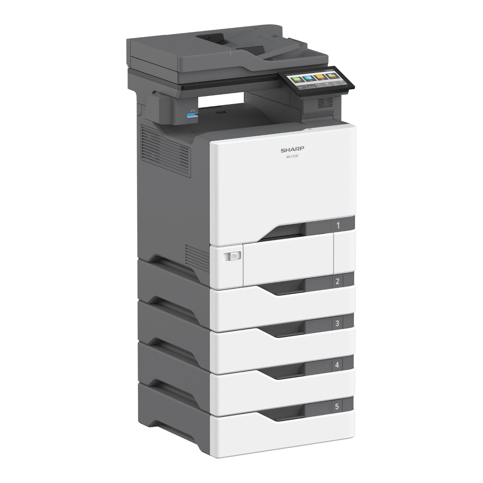 Sharp mx c428f color networked multifunction printer 08 | platinum copier solutions