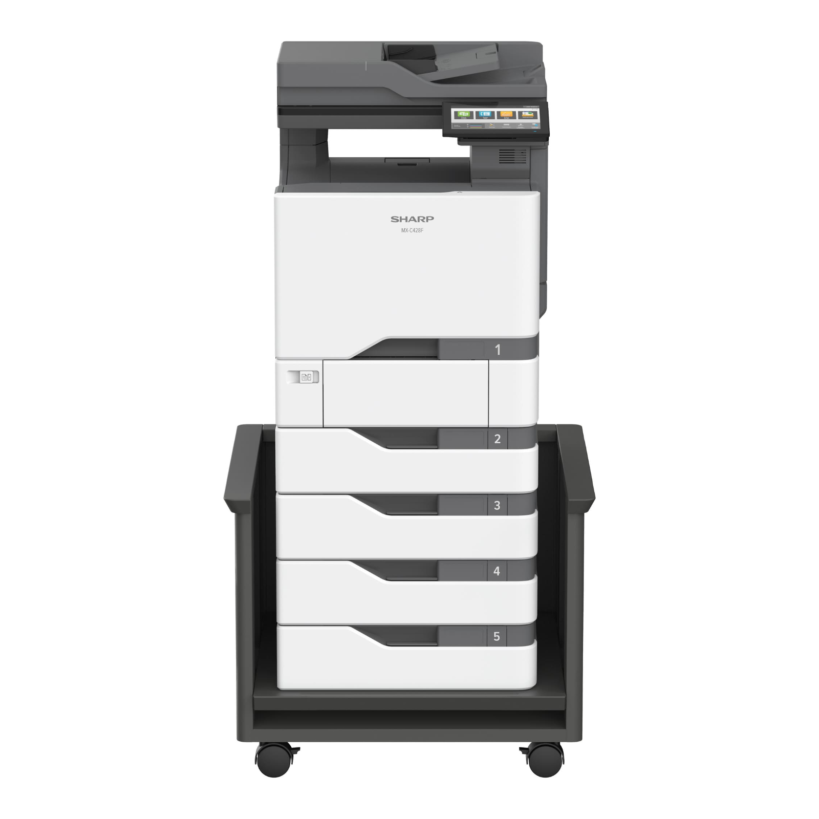 Sharp mx c428f color networked multifunction printer 09 | platinum copier solutions