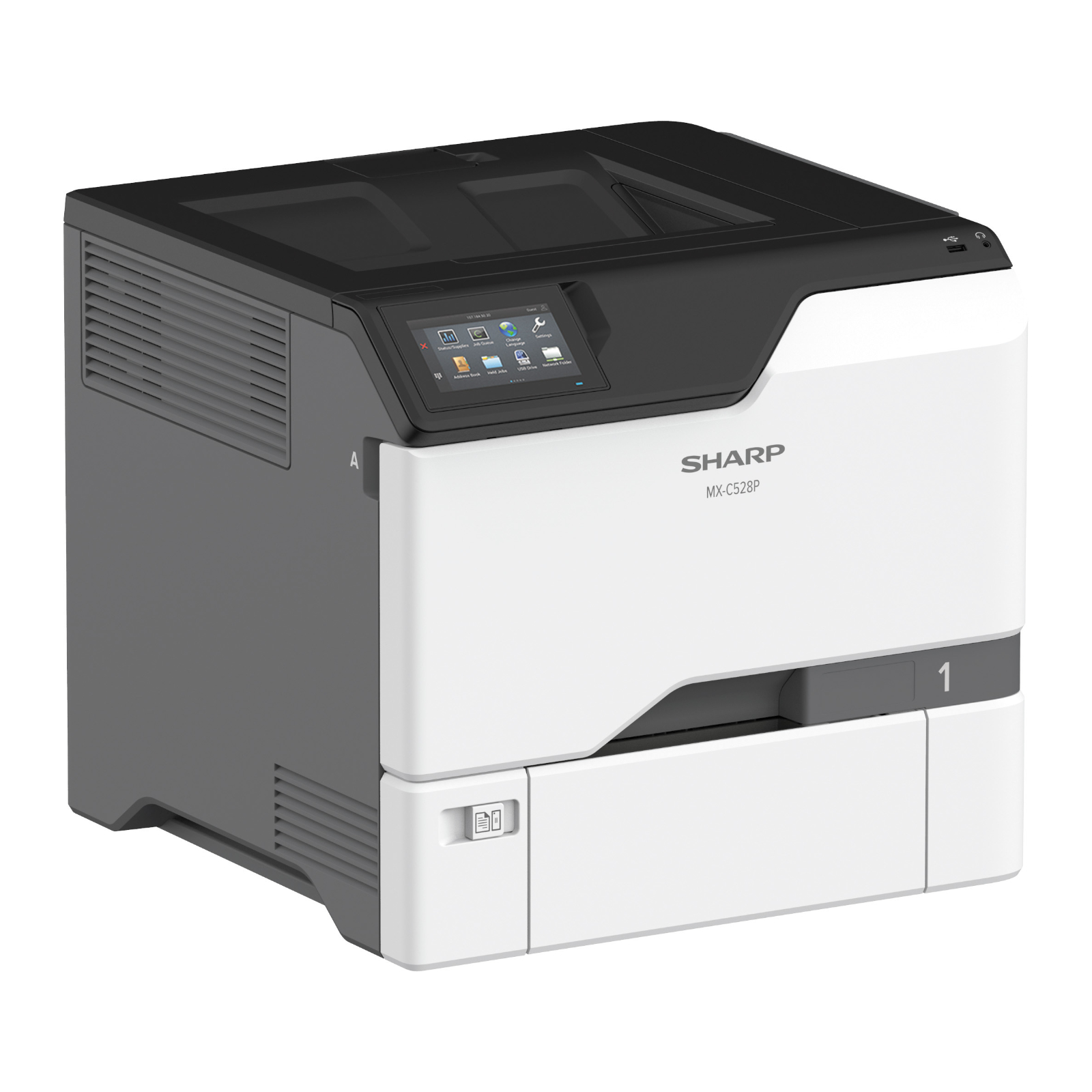Sharp mx c528p color networked multifunction printer 04 | platinum copier solutions