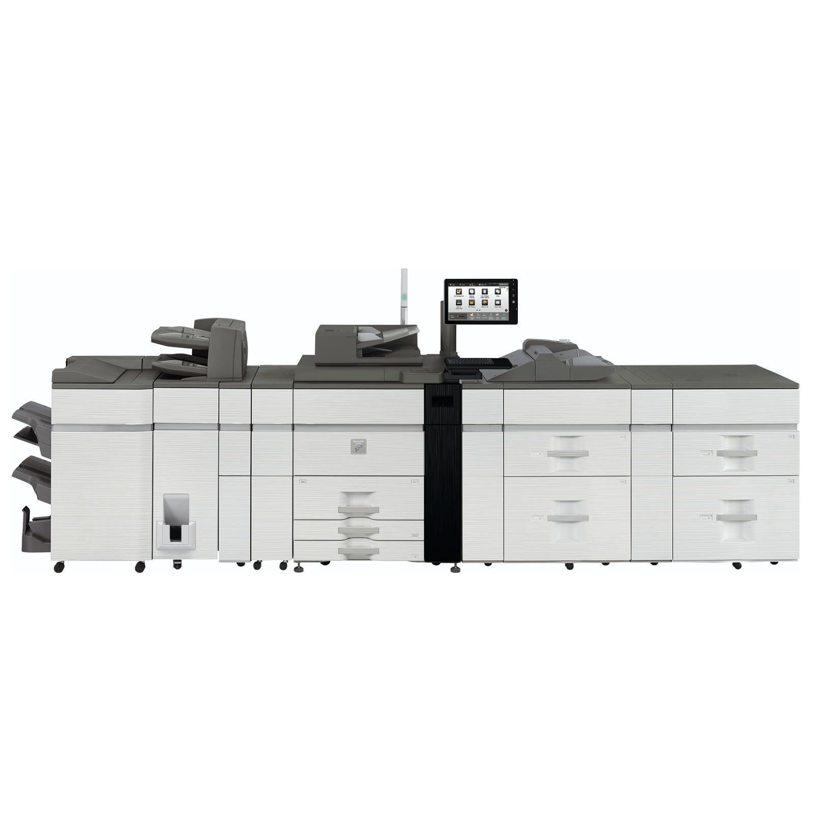 Sharp mx m1056 monochrome networked digital multifunction printer 05 | platinum copier solutions