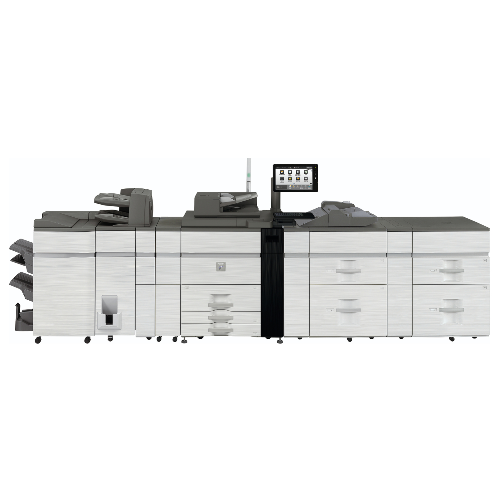 Sharp mx m1206 monochrome networked digital multifunction printer 03 | platinum copier solutions