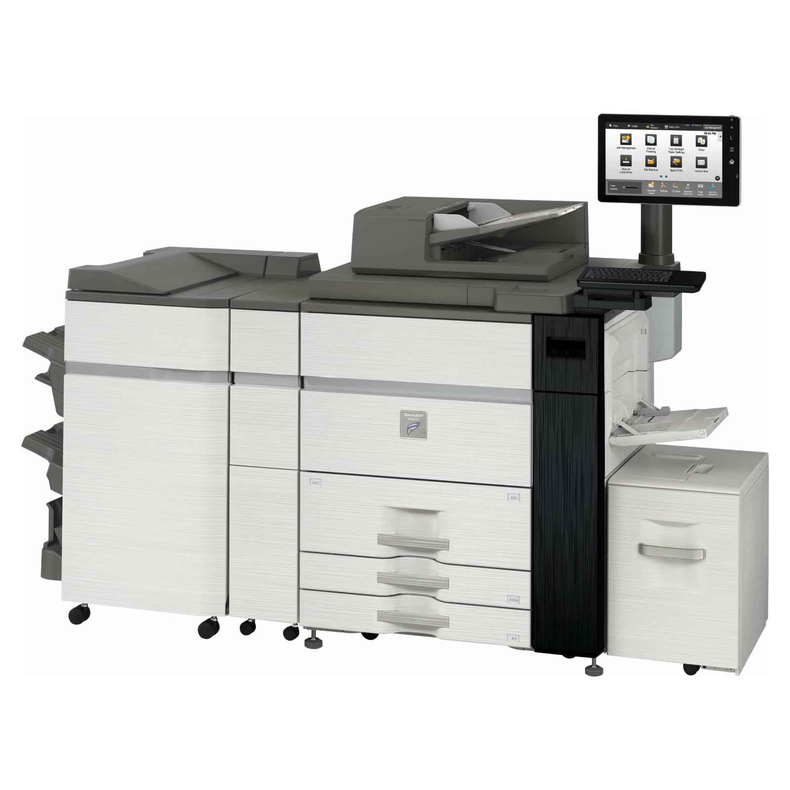 Sharp mx m1206 monochrome networked digital multifunction printer 04 | platinum copier solutions