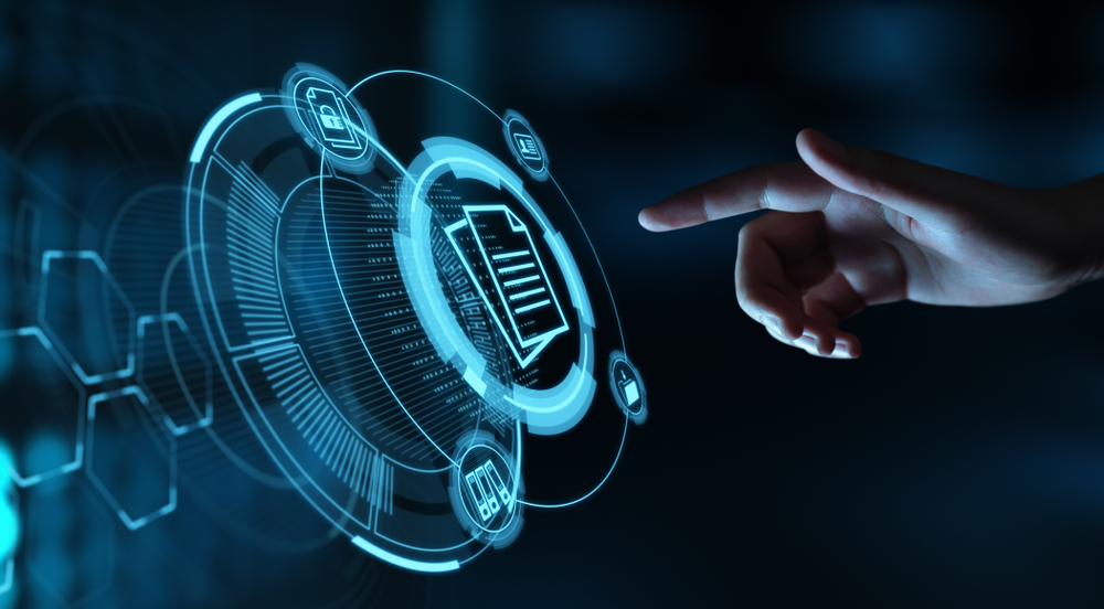 DocumentManagementDataSystemBusinessInternetTechnologyConcept